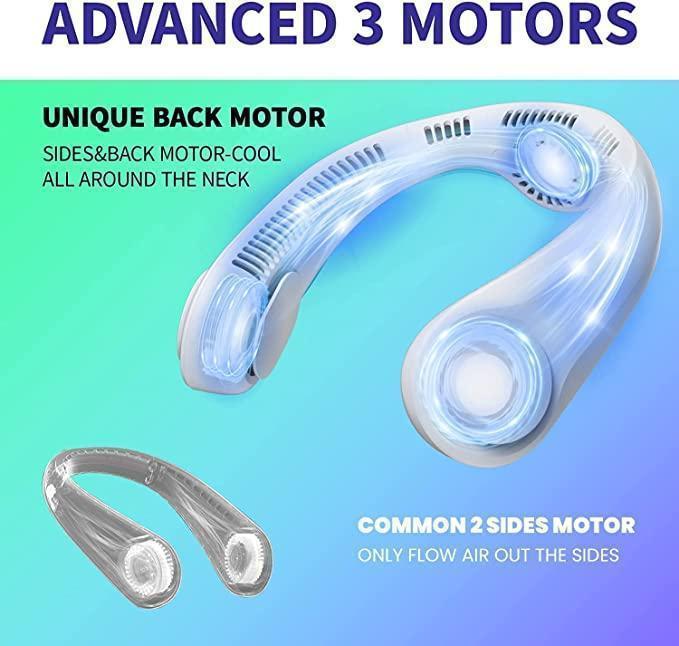 Neck Fan | Portable & Bladeless [Rechargeable]